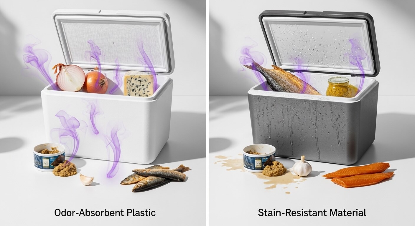 Cooler Odor Retention: Plastic Types That Absorb Smell vs. Stain-Resistant Materials.jpg